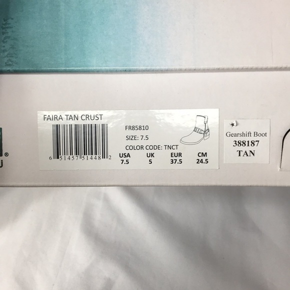 Roan Bed Stu Women’s Faira Tan Crust Gearshift Boot Size 7.5 Like-NEW Condition - Picture 6 of 10